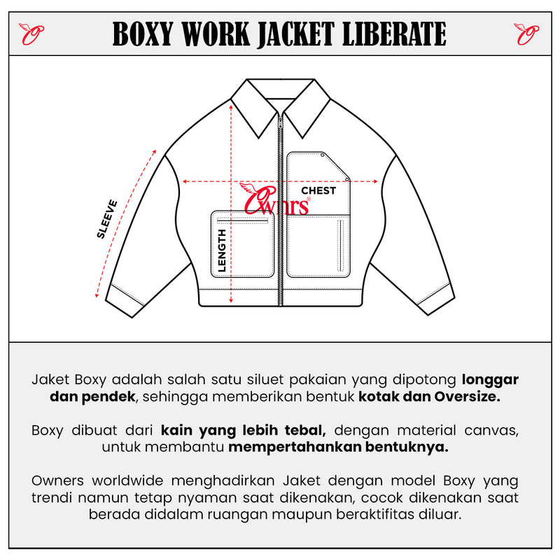Owners Work Jacket - Liberate Boxy